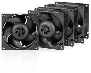 Arctic S8038-7K 80 mm 7000 rpm 4-Pin Server Fan 4 Pieces (Black) ACFAN00292A