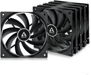 ARCTIC F12 (5 Pack) 120 mm Standard Case Fan Value Pack Low Noise Very Quiet