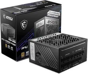 MSI PCIE 5 & ATX 3.0 Gaming Power Supply Full Modular ATX PSU MPGA1000GPCIE5