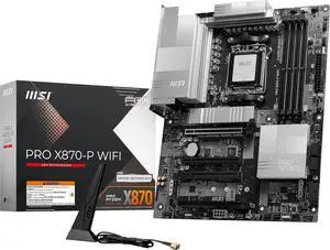 MSI ProSeries Motherboard AMD Ryzen 9000/8000/7000 AM5 DDR5 PRO X870-P WIFI