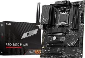 MSI ProSeries Motherboard AMD AM5 ATX DDR5 PCIe 4.0 M.2 PRO B650-P WIFI