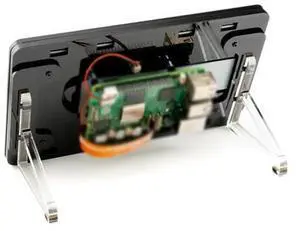 Pimoroni Pibow Frame for Raspberry Pi Touch Display 2 (Noir Black) PIM757