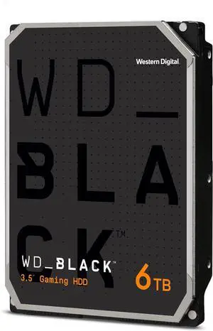 WD 6TB WD_Black Performance Internal Hard Drive HDD 256 MB Cache 3.5" WD6004FZBX