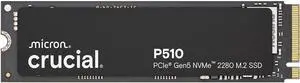 Crucial P510 1TB Gen5 NVMe PCIe 5.0 M.2 2280 Internal Solid State Drive SSD