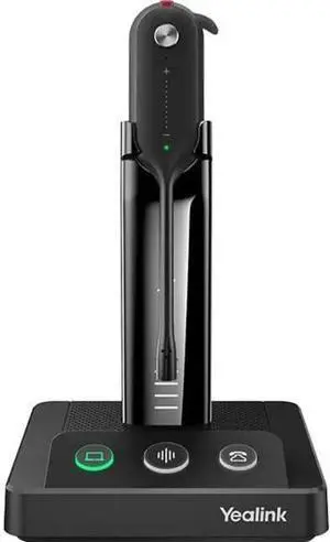 Yealink WH63 Mono Teams Headset Noise Cancelling for PC Laptop Teams - Black