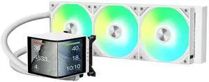 TRYX Panorama 360 ARGB Asetek 8th Gen V2 AIO Cooler (White) L-P360A-AS3M-G1W