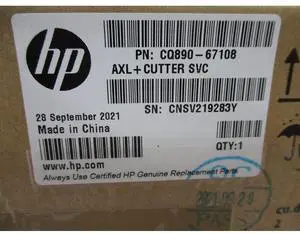 Genuine HP DesignJet CQ890-67091 Printer Cutter w/ Clutch