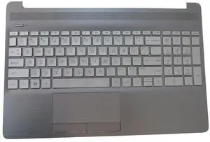 HP 250 G8 255 G8 256 G8 Palmrest w/ Non-Backlit Keyboard & Touchpad M31100-001