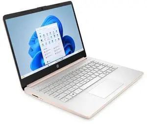 HP Laptop 14" HD Intel N150 8GB 128GB UFS Webcam Office 365 Win 11 S Gold