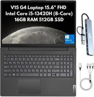 Lenovo V15 Gen 4 15.6" FHD 8-Core i5-13420H 16GB 512GB SSD Cam Docking W11P Lenovo V15 Gen 4 15.6" FHD 8-Core i5-13420H 16GB 512GB SSD Cam Docking W11P
