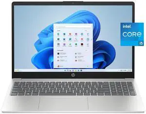 HP 15.6" Laptop FHD Core i5-1235U 8GB 256GB PCIe SSD Webcam WiFi Windows 11