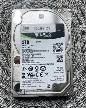 SEAGATE EXOS ST2000NX0253 HDD 2TB SATA 6Gb/s 2.5"