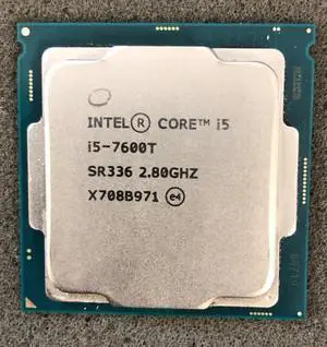 Intel Core i5-7600T SR336 2.8GHz 35W LGA 1151 6MB Cache 8GT/s CPU Processor