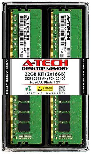 32GB 2x 16GB DDR4-2933 Dell OptiPlex 3080 Tower 5080 Tower 7080 Tower Memory RAM
