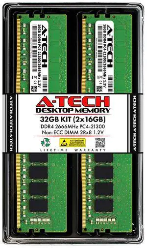 32GB 2x 16GB DDR4-2666 Dell OptiPlex 3070 SFF 5070 SFF 7070 SFF Memory RAM