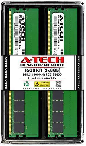16GB 2x 8GB DDR5-4800 Acer Predator Orion PO5-640-UR11 PO7-640-UR11 Memory RAM