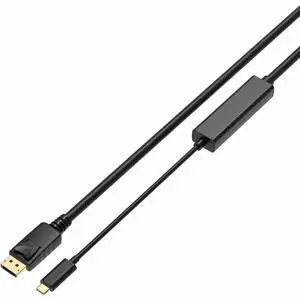Bull Creek Technologies USB-C to DisplayPort 1.4 - 2 Meter Cable USBCDP2M Bull Creek Technologies USB-C to DisplayPort 1.4 - 2 Meter Cable USBCDP2M