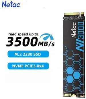 Netac Internal SSD 2TB Solid State Drive M.2 2280 PCIe Gen 3 x4 NVMe 3100MB/s