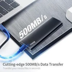 Netac 1TB Portable SSD USB 3.2 Gen2 10Gbps Type-C External Solid State Drive