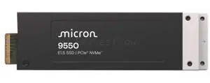 Micron MTFDLBT7T6THA 9550 PRO 7.68TB NVMe PCIe 5x4 3D TLC E1.S 9.5mm SSD Micron MTFDLBT7T6THA 9550 PRO 7.68TB NVMe PCIe 5x4 3D TLC E1.S 9.5mm SSD