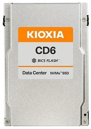Kioxia KCM6XRUL7T68 CM6-R 7.68TB NVMe PCIe 4x4 2x2 2.5" 15mm SIE SSD
