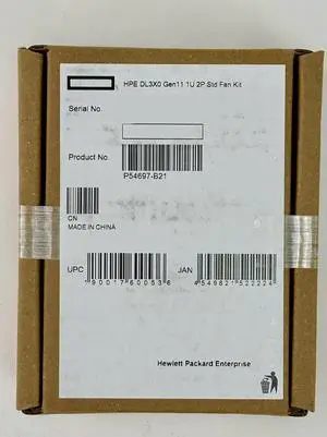HPE DL360 DL320 DL3X0 Gen11 1U 2P Standard Fan Kit P54697-B21 Contains 2x fans HPE DL360 DL320 DL3X0 Gen11 1U 2P Standard Fan Kit P54697-B21 Contains 2x fans