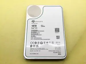 Seagate Exos X18 18TB 7.2K RPM SATA 6Gb/s 3.5" 512e/4Kn HDD ST18000NM000J Seagate Exos X18 18TB 7.2K RPM SATA 6Gb/s 3.5" 512e/4Kn HDD ST18000NM000J
