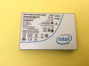 Intel DC P4510 1TB NVMe PCIe 3.1x4 3D TLC 2.5" 15mm SSD SSDPE2KX010T8 Intel DC P4510 1TB NVMe PCIe 3.1x4 3D TLC 2.5" 15mm SSD SSDPE2KX010T8