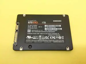 SAMSUNG 870 EVO 1TB 2.5-Inch SATA III Internal SSD MZ-77E1T0 SAMSUNG 870 EVO 1TB 2.5-Inch SATA III Internal SSD MZ-77E1T0