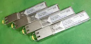 FINISAR FCMJ -8521-3 1000BASE-T SFP Active Copper Transceiver LOT OF 4 FINISAR FCMJ -8521-3 1000BASE-T SFP Active Copper Transceiver LOT OF 4