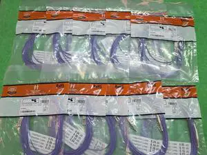 OM4 LC/UPC- LC/UPC Fiber Patch MM Duplex Purple 50/125 18 FT LOT OF 10 PCS OM4 LC/UPC- LC/UPC Fiber Patch MM Duplex Purple 50/125 18 FT LOT OF 10 PCS