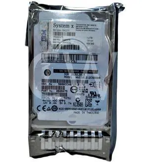 (NOT FOR HOME PC!) 00AD075 00AD076 00AD079 IBM 1.2TB 10K RPM 6G G2HS 2.5"SAS Hard Drive (NOT FOR HOME PC!) 00AD075 00AD076 00AD079 IBM 1.2TB 10K RPM 6G G2HS 2.5"SAS Hard Drive