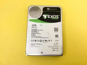 Seagate Exos X12 12TB 7200RPM SATA 6Gb/s 3.5" 256MB Internal HDD ST12000NM0007 Seagate Exos X12 12TB 7200RPM SATA 6Gb/s 3.5" 256MB Internal HDD ST12000NM0007
