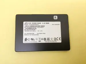 Micron 5300 MAX 3.84TB SATA 6Gb/s 2.5in SSD MTFDDAK3T8TDT Micron 5300 MAX 3.84TB SATA 6Gb/s 2.5in SSD MTFDDAK3T8TDT