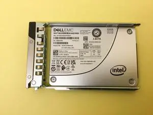 KM4C4 Dell 3.84TB SATA 6Gbps Read Intensive 2.5'' SSD SSDSC2KB038TZR 0KM4C4 KM4C4 Dell 3.84TB SATA 6Gbps Read Intensive 2.5'' SSD SSDSC2KB038TZR 0KM4C4