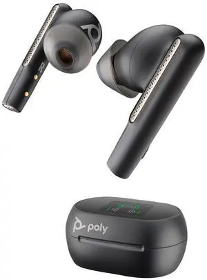 Poly Voyager Free 60+M UC Carbon Black Earbuds +BT700 USB-C Adapter Poly Voyager Free 60+M UC Carbon Black Earbuds +BT700 USB-C Adapter