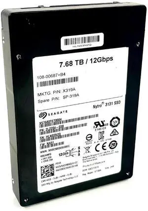 (NOT FOR HOME PC!) NetApp Seagate Nytro 3131 7.68TB 12Gbps 2.5" SAS Server Solid State Drive X319A (NOT FOR HOME PC!) NetApp Seagate Nytro 3131 7.68TB 12Gbps 2.5" SAS Server Solid State Drive X319A