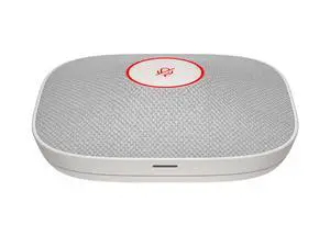 HP Poly Studio A2 White Table Microphone w/ Mounting Plate I/O cables HP Poly Studio A2 White Table Microphone w/ Mounting Plate I/O cables