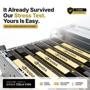 NVIDIA/HP Tesla V100 PG500-216 32GB HBM2 Data Center AI HPC Accelerator GPU NVIDIA/HP Tesla V100 PG500-216 32GB HBM2 Data Center AI HPC Accelerator GPU