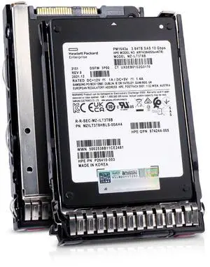(NOT FOR HOME PC!) HP Generation 8 3.84TB P19907-H21 SAS 12Gb/s 3D TLC 1 DWPD 2.5" SSD (NOT FOR HOME PC!) HP Generation 8 3.84TB P19907-H21 SAS 12Gb/s 3D TLC 1 DWPD 2.5" SSD