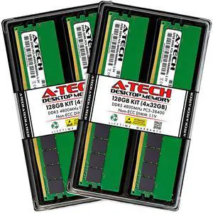128GB 4x 32GB DDR5-4800 ASRock B650D4U B650D4U-2L2T/BCM W680D4U-2L2T Memory RAM 128GB 4x 32GB DDR5-4800 ASRock B650D4U B650D4U-2L2T/BCM W680D4U-2L2T Memory RAM
