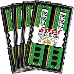 256GB 8x 32GB PC4-3200 RDIMM ASRock Rack ROMED8-2T Memory RAM 256GB 8x 32GB PC4-3200 RDIMM ASRock Rack ROMED8-2T Memory RAM