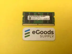 MTC16C2085S1SC56BD1 Micron 32GB DDR5 SODIMM 5600MHz 2Rx8 Laptop RAM CL46 Memory MTC16C2085S1SC56BD1 Micron 32GB DDR5 SODIMM 5600MHz 2Rx8 Laptop RAM CL46 Memory
