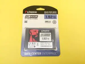 Kingston DC500R 1.92TB SATA 6Gb/s 2.5in Internal SSD SEDC500R/1920G Kingston DC500R 1.92TB SATA 6Gb/s 2.5in Internal SSD SEDC500R/1920G