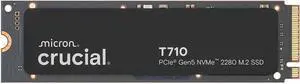 Crucial T710 1TB NVMe M.2 2280 Internal SSD PCIe Gen 5.0 Up to 14,900MB/s Crucial T710 1TB NVMe M.2 2280 Internal SSD PCIe Gen 5.0 Up to 14,900MB/s