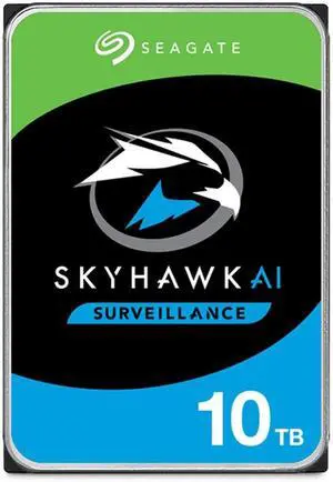 Seagate SkyHawk AI 10TB 3.5" SATA 7200RPM 256MB Surveillance HDD ST10000VE001 Seagate SkyHawk AI 10TB 3.5" SATA 7200RPM 256MB Surveillance HDD ST10000VE001