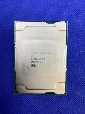 SRKXQ INTEL XEON Gold 6334 8-CORE 18M Cache, 3.60 GHz CPU CD8068904657601 SRKXQ INTEL XEON Gold 6334 8-CORE 18M Cache, 3.60 GHz CPU CD8068904657601