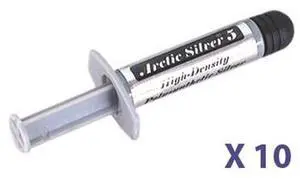 Arctic Silver AS5-3.5G X10 Arctic Silver5 Thermal 3.5g (Pack of 10) Arctic Silver AS5-3.5G X10 Arctic Silver5 Thermal 3.5g (Pack of 10)