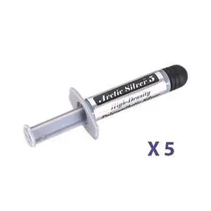 Arctic Silver AS5-3.5G X5 Arctic Silver5 Thermal Compound 35g (Pack of 5) Arctic Silver AS5-3.5G X5 Arctic Silver5 Thermal Compound 35g (Pack of 5)
