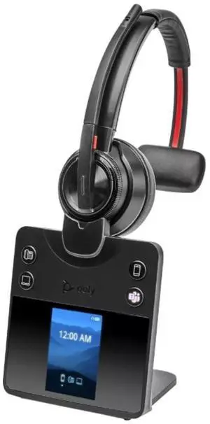 HP Poly Savi 8410 Wireless DECT 6.0 Business Headset Noise Canceling Mic 8L7E9AA HP Poly Savi 8410 Wireless DECT 6.0 Business Headset Noise Canceling Mic 8L7E9AA